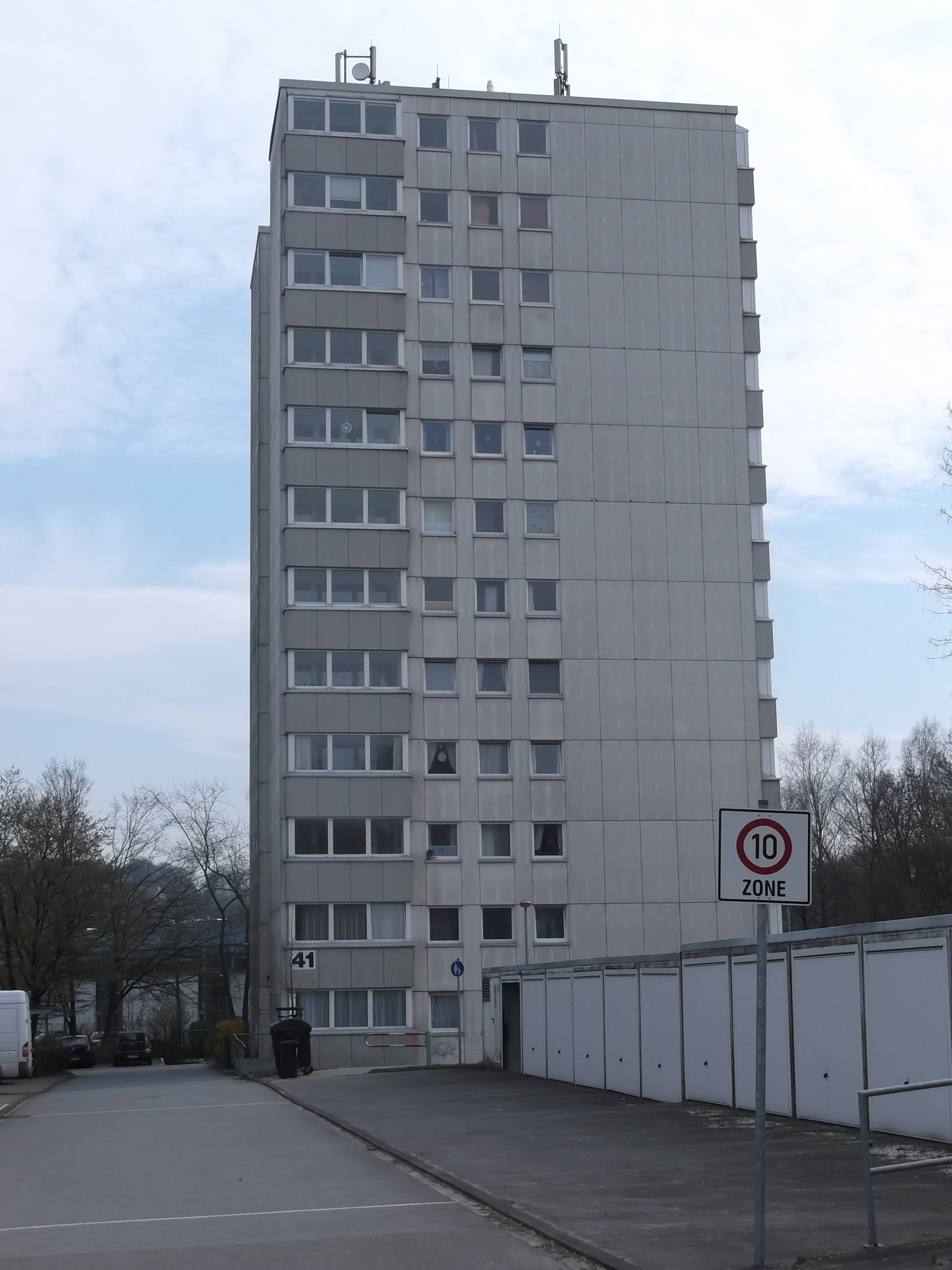 Hochhaus an der Deckertstraße