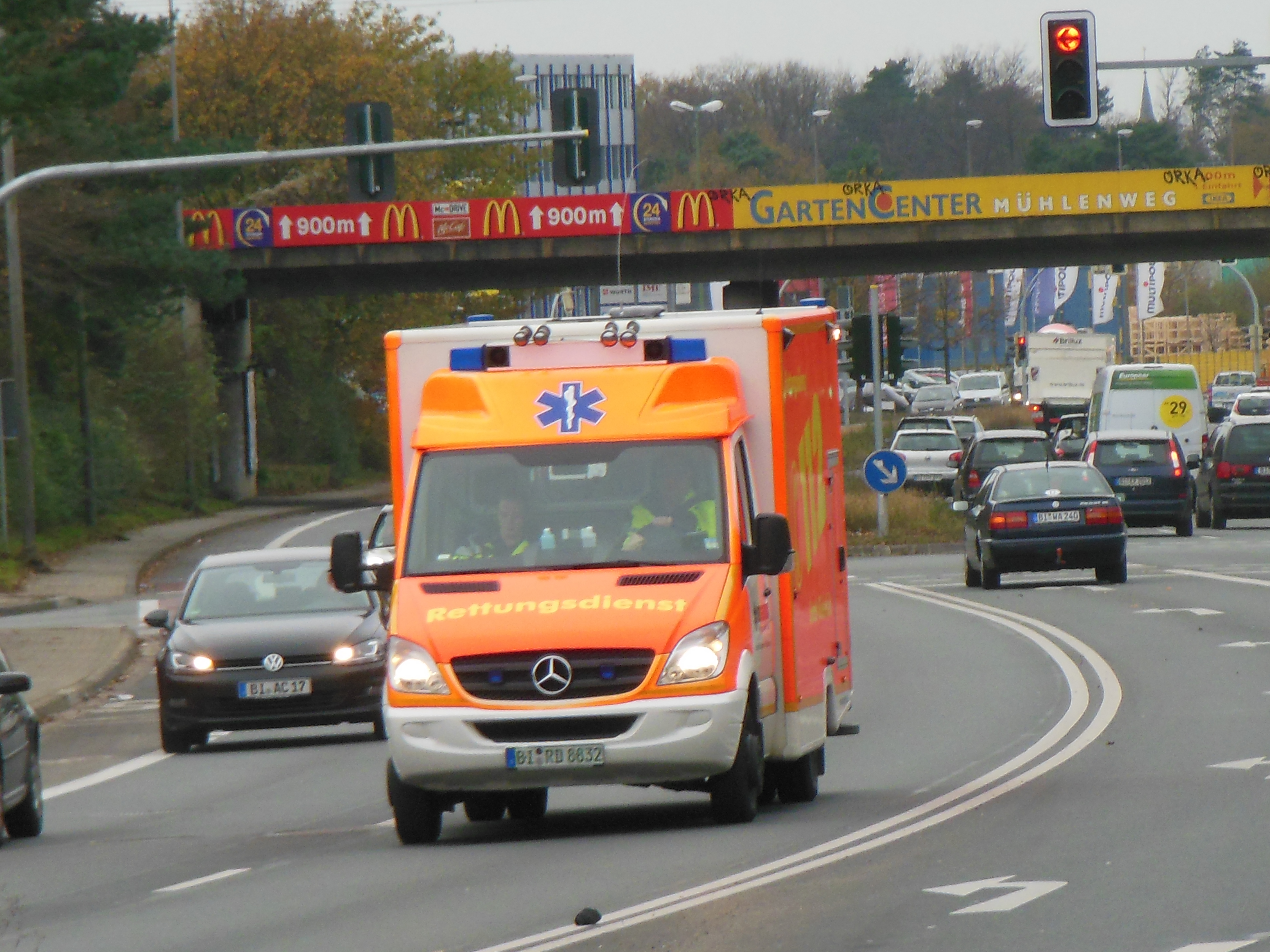 Rettungswagen Südring Brackwede