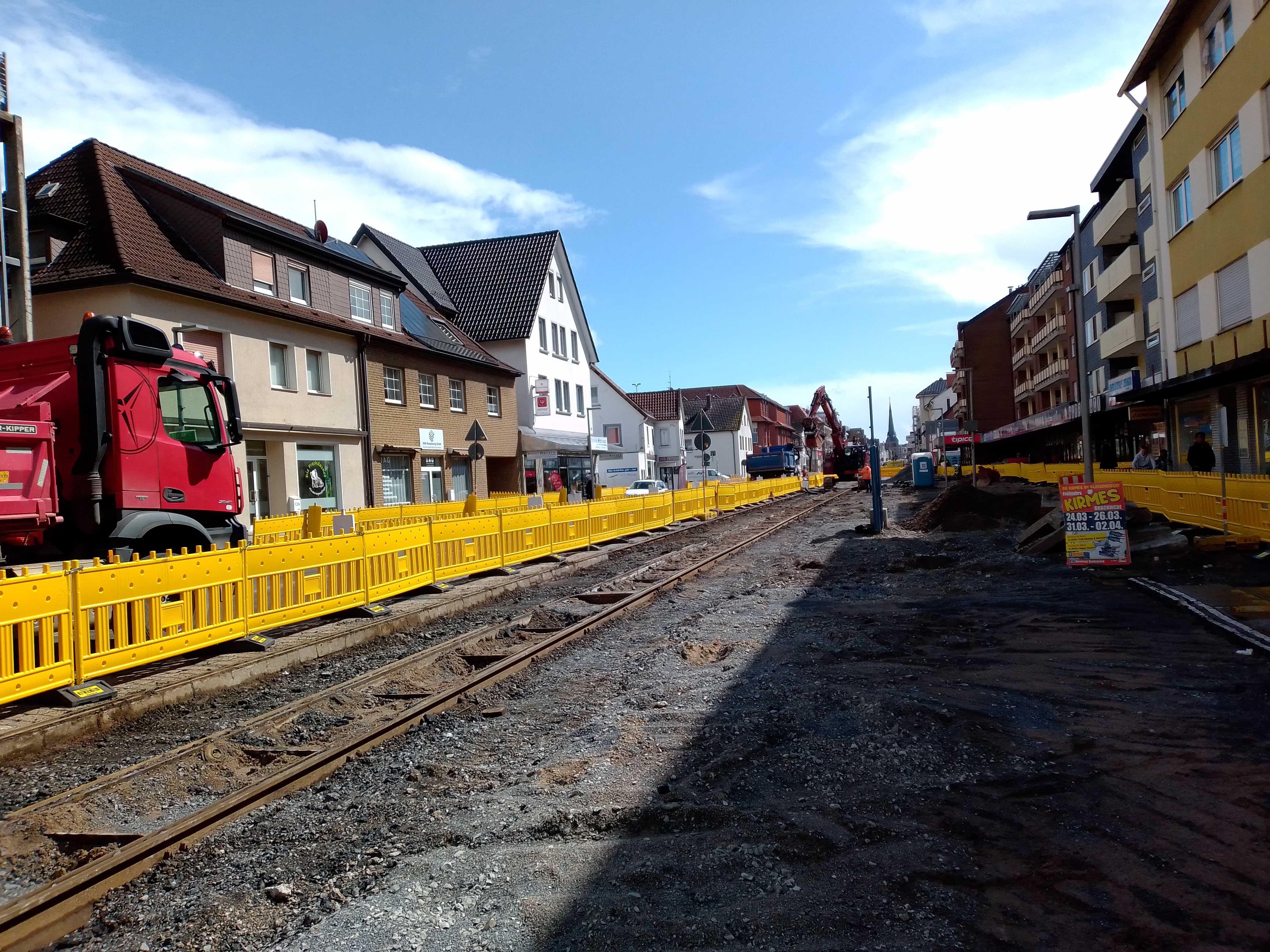 Hauptstraße Brackwede Umbau 2023