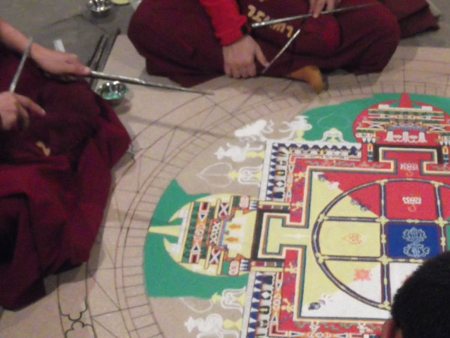 Sandmandala Nicolaikirche
