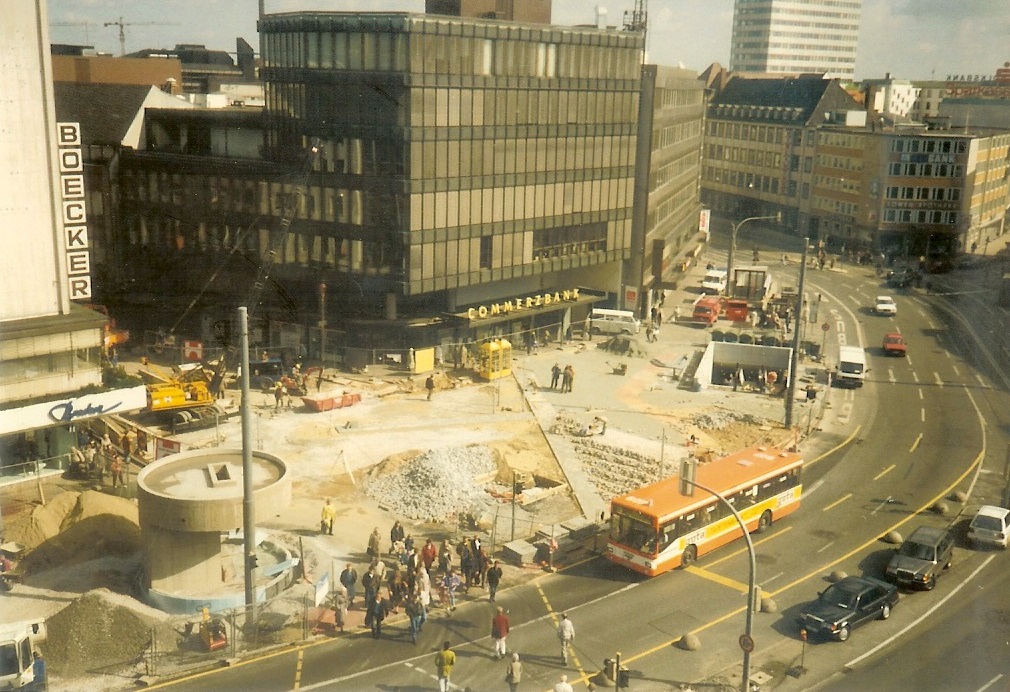 Jahnplatz U-Bahn Baustelle