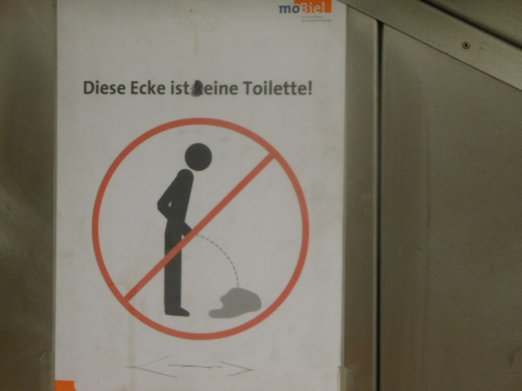 keine Toilette